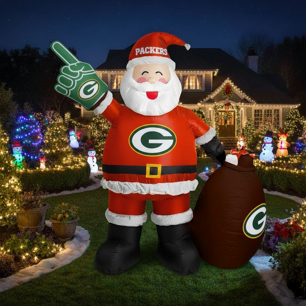 Inflatable Santa Claus - Festive Holiday Lawn Decoration