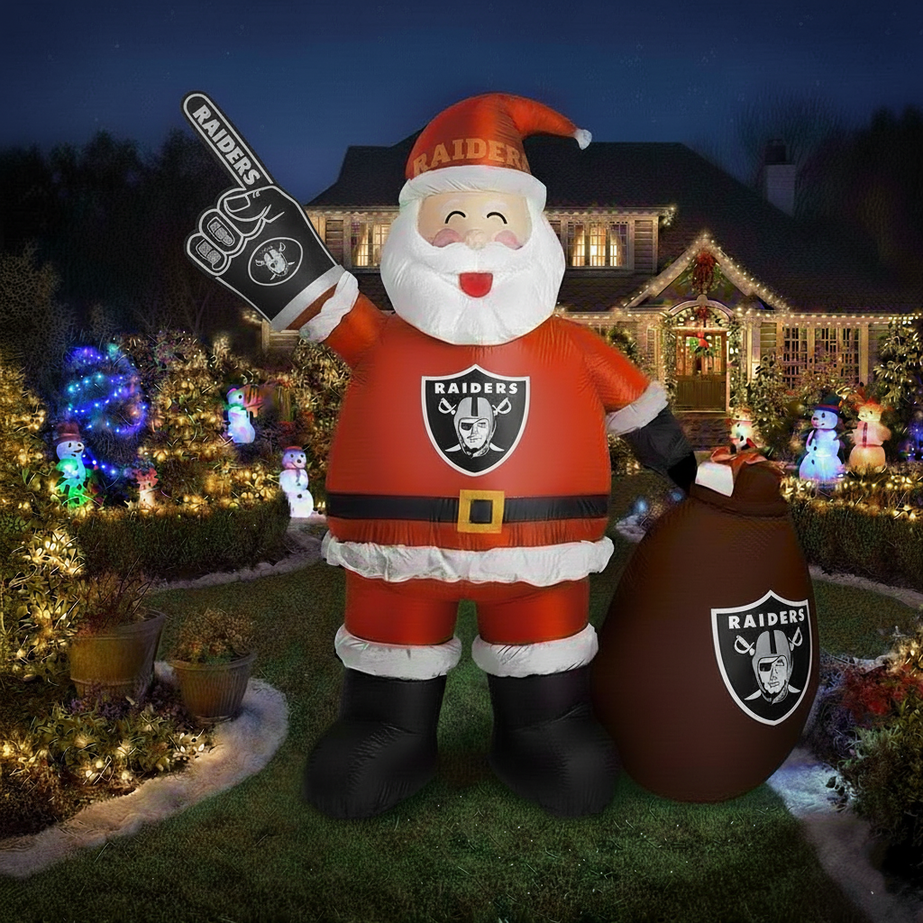 Inflatable Santa Claus - Festive Holiday Lawn Decoration