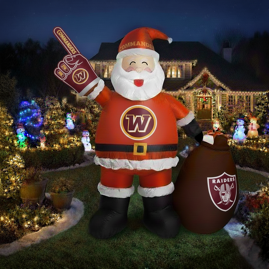 Inflatable Santa Claus - Festive Holiday Lawn Decoration
