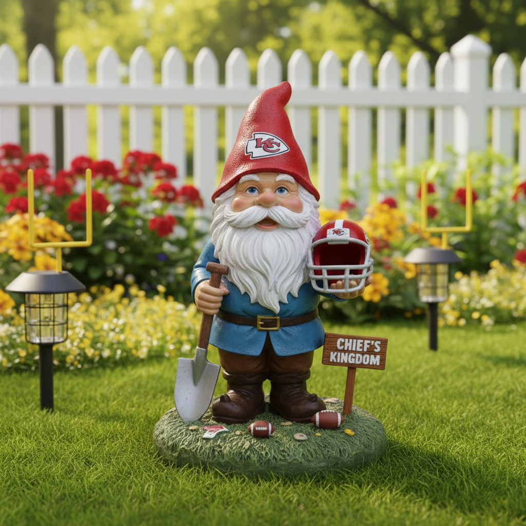 Kansas City Chiefs Garden Gnome Collection