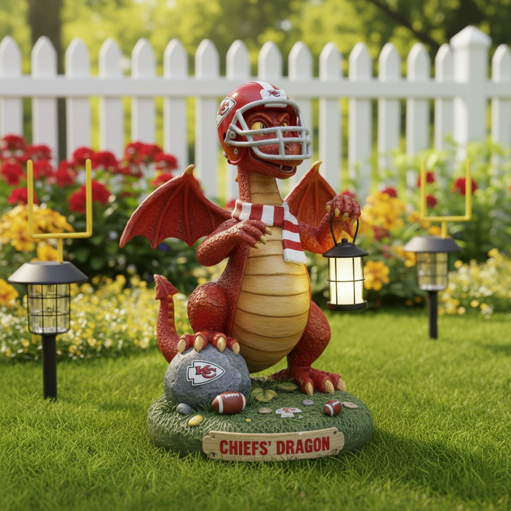 Kansas City Chiefs Garden Gnome Collection
