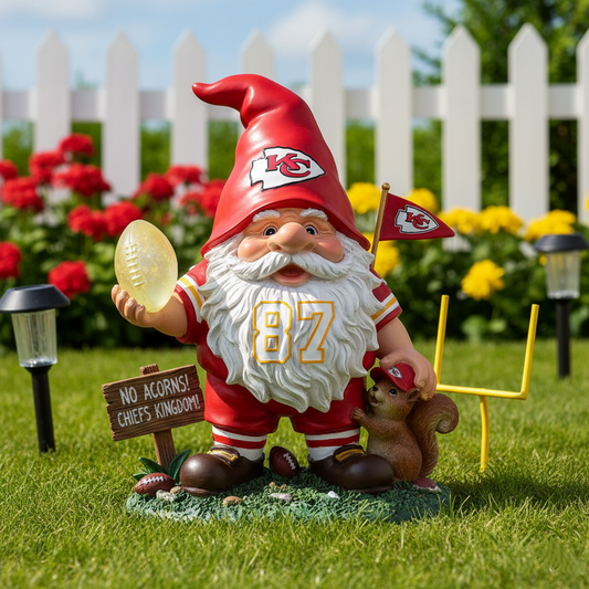 Kansas City Chiefs Garden Gnome Collection