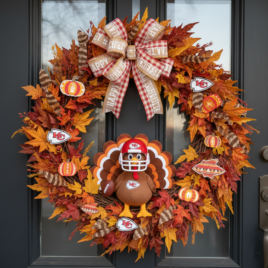 2025 Football Team Thanksgiving Wreath Collection