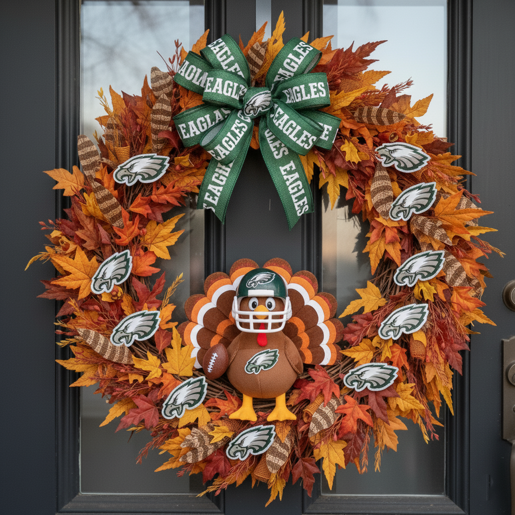 2025 Football Team Thanksgiving Wreath Collection
