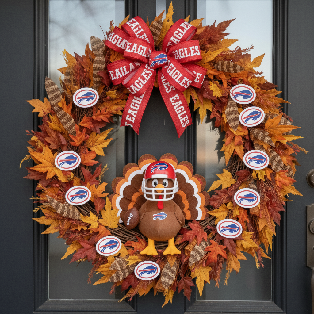 2025 Football Team Thanksgiving Wreath Collection