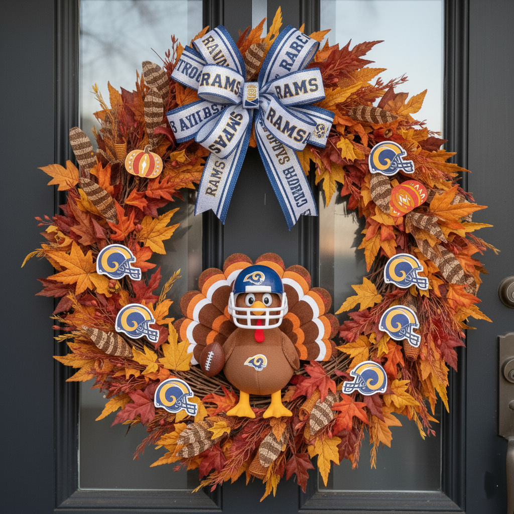 2025 Football Team Thanksgiving Wreath Collection