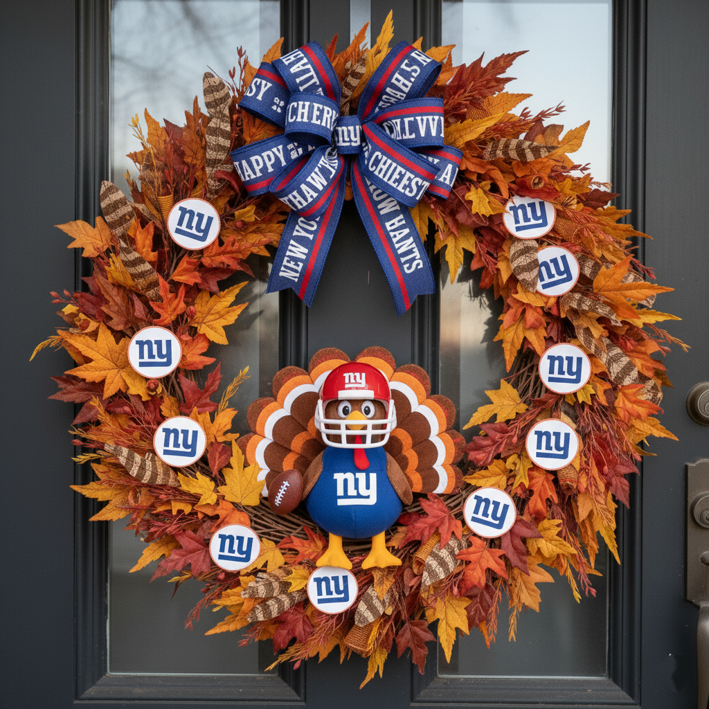 2025 Football Team Thanksgiving Wreath Collection