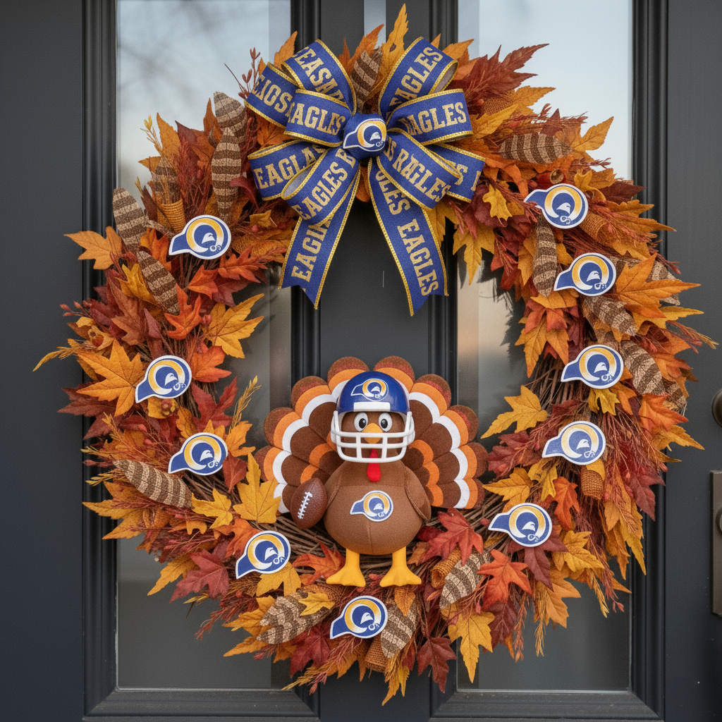 2025 Football Team Thanksgiving Wreath Collection