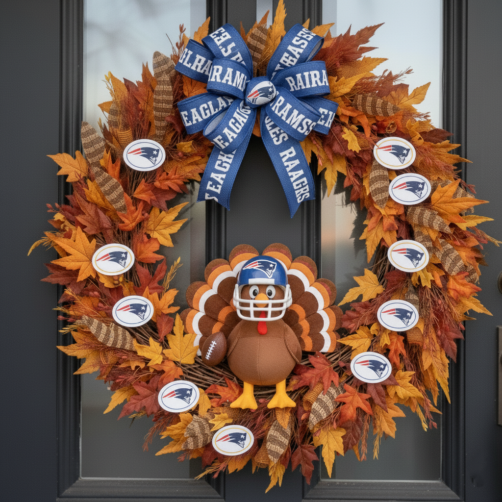 2025 Football Team Thanksgiving Wreath Collection