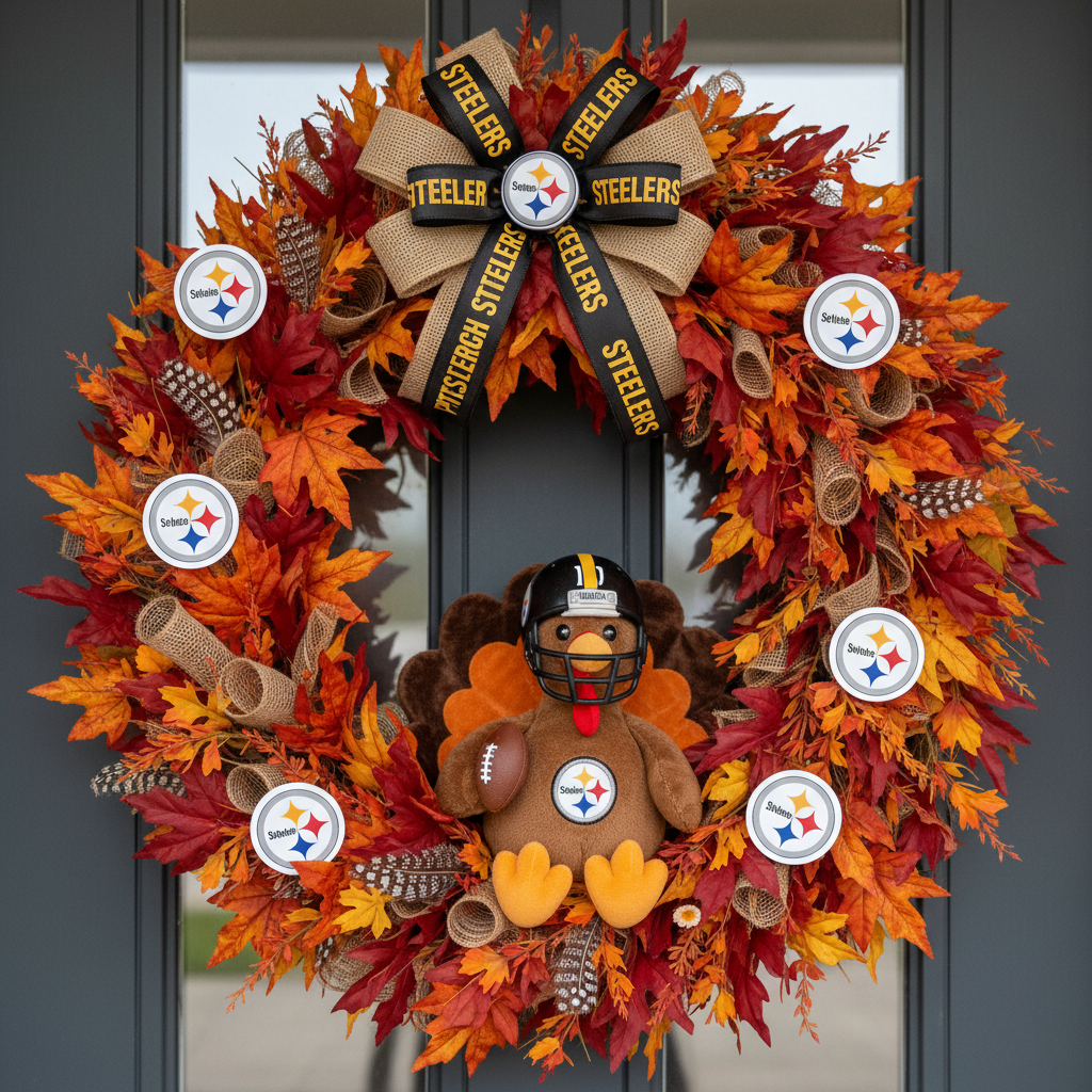 2025 Football Team Thanksgiving Wreath Collection