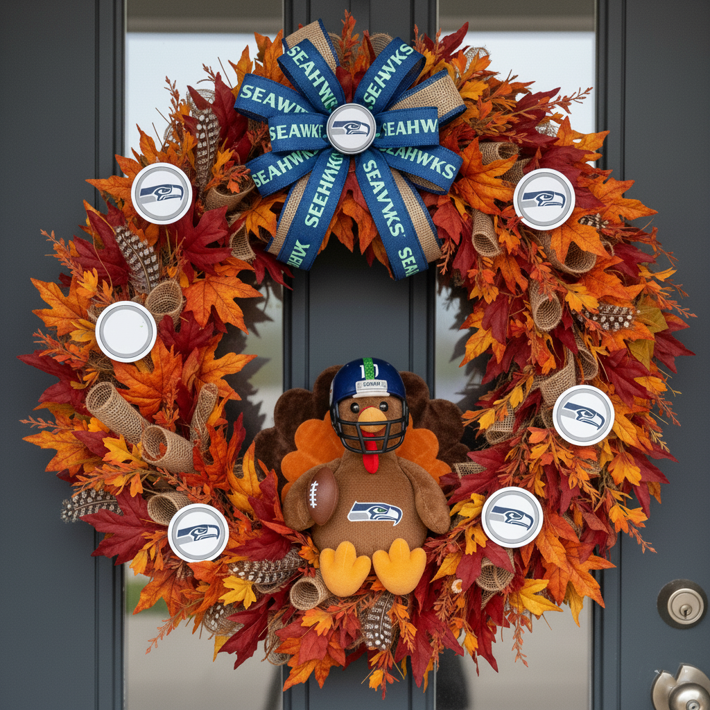 2025 Football Team Thanksgiving Wreath Collection