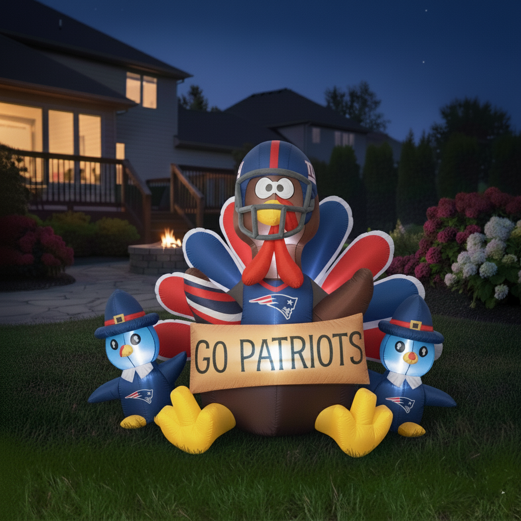 🦃 NFL Team Inflatable Thanksgiving Turkey Decoration
