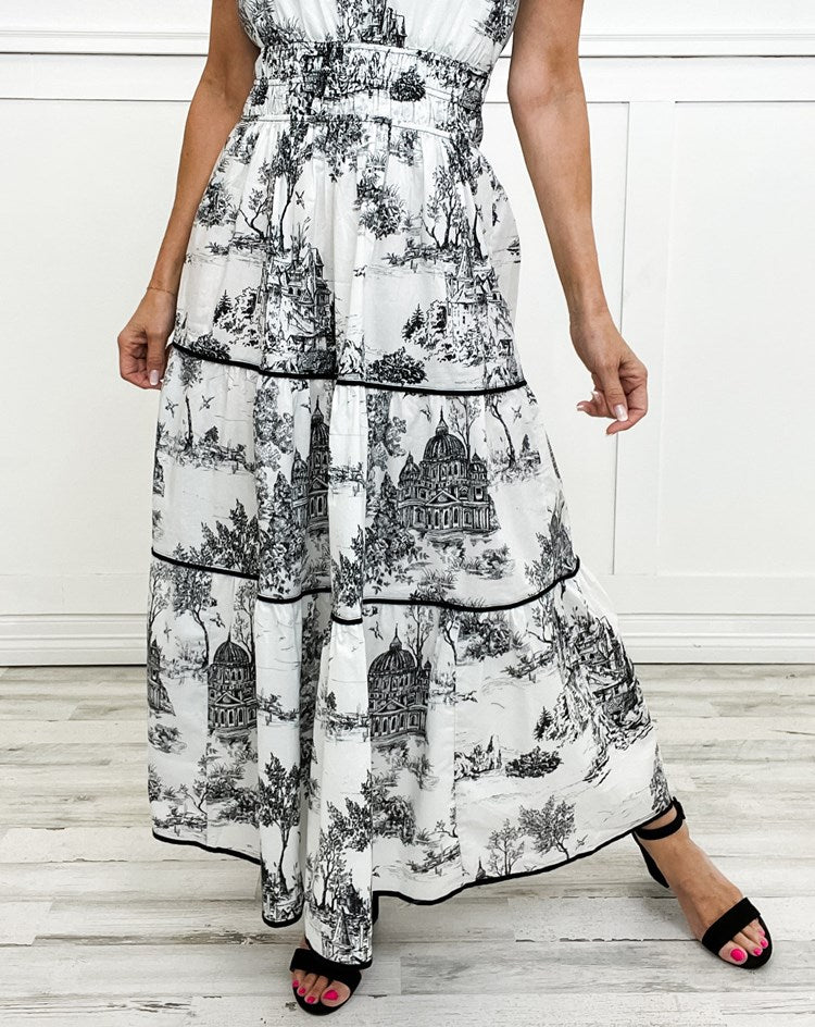 Women's Classic Charm Toile Maxi Dress🔥Buy 2 Free Shipping