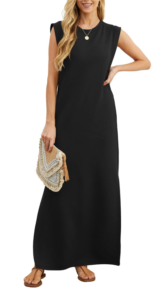 ??Women's Casual Loose Split Wrinkle-Free Maxi Dress (Buy 2 Free Shipping)