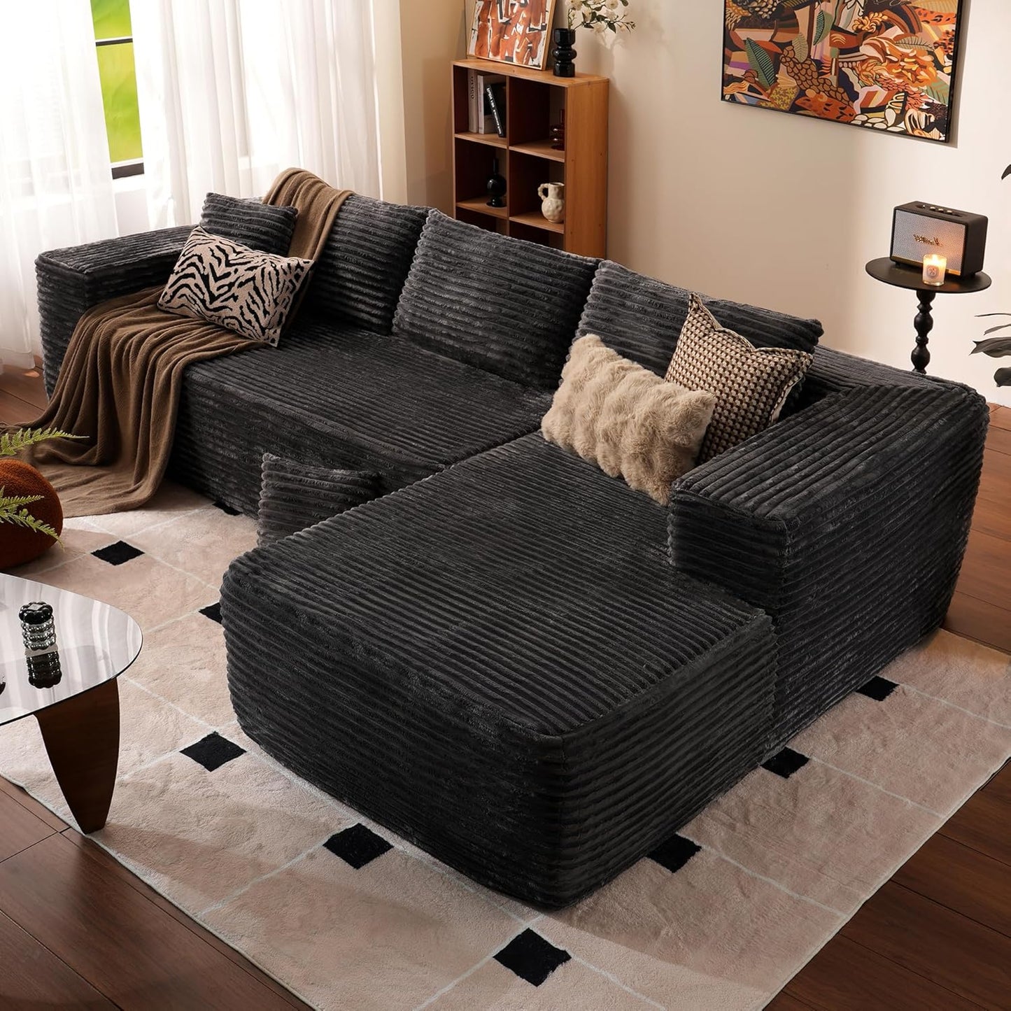 💥Last Day $33.99! 🔥2025 Minimalist L-Shape Couch