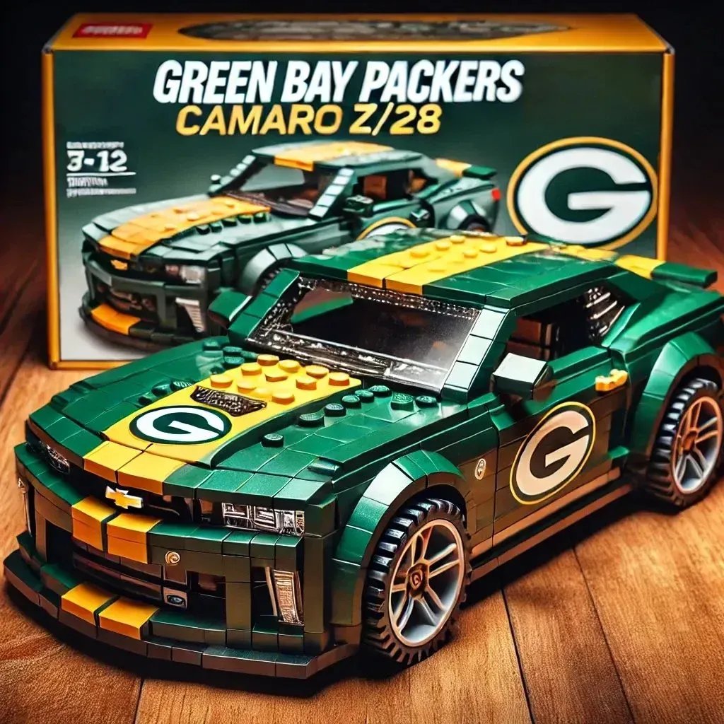 🔥Buy 2 Get 2 Free 🔥 -Limited Edition🏈Football Team Camaro Z/28 Building Block