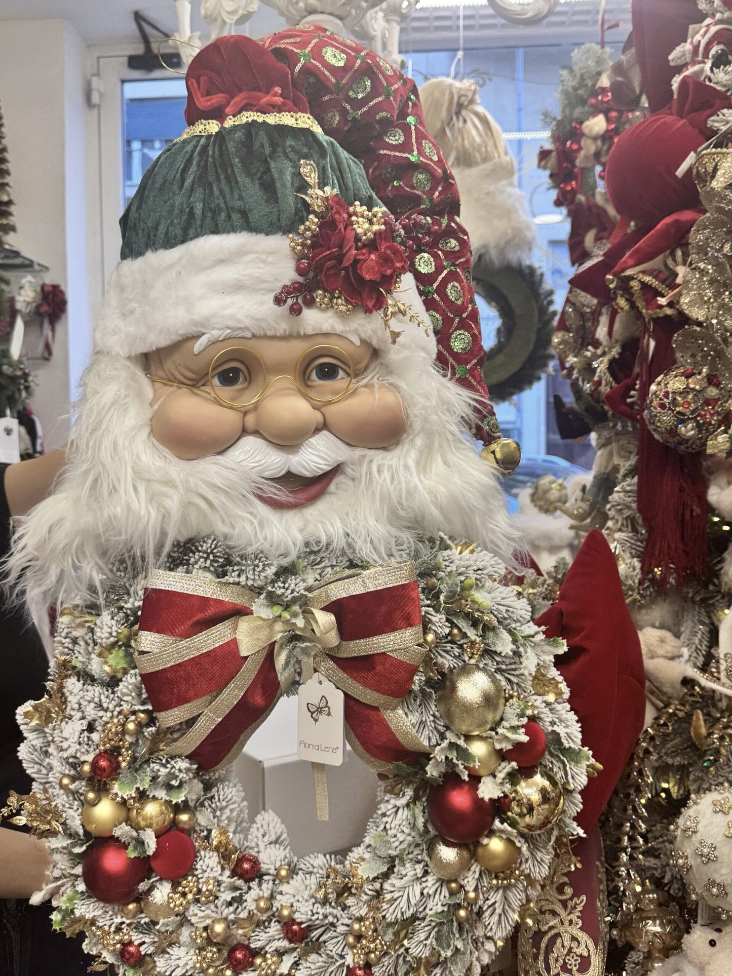 Santa Face Wreath