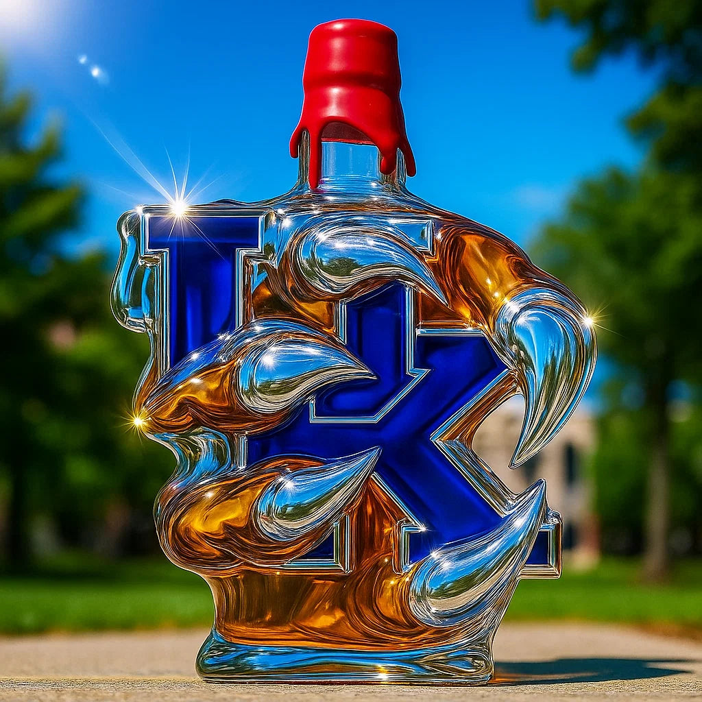 💝𝗧𝗼𝗱𝗮𝘆'𝘀 𝗦𝗽𝗲𝗰𝗶𝗮𝗹𝘀 $26.99💝University of Kentucky Wildcats Collector's Edition Whiskey Bottle