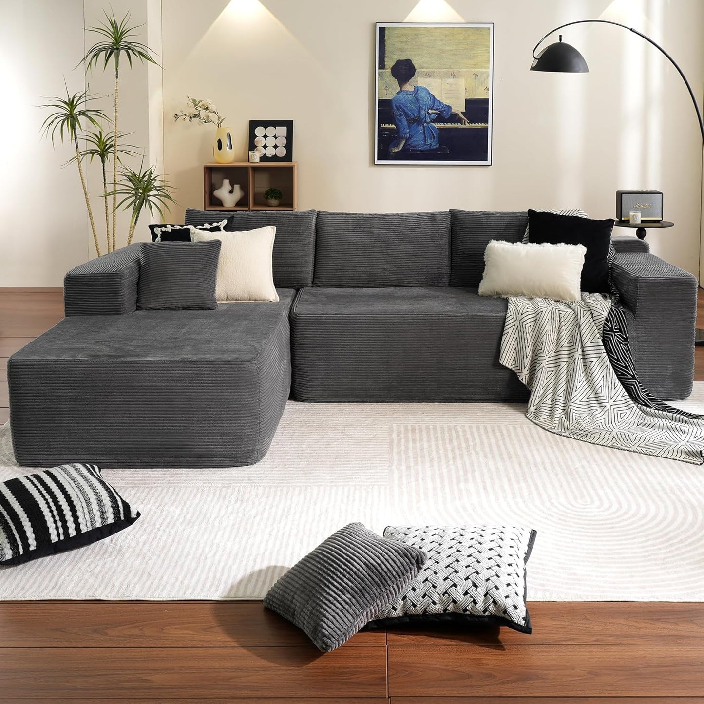 💥Last Day $33.99! 🔥2025 Minimalist L-Shape Couch