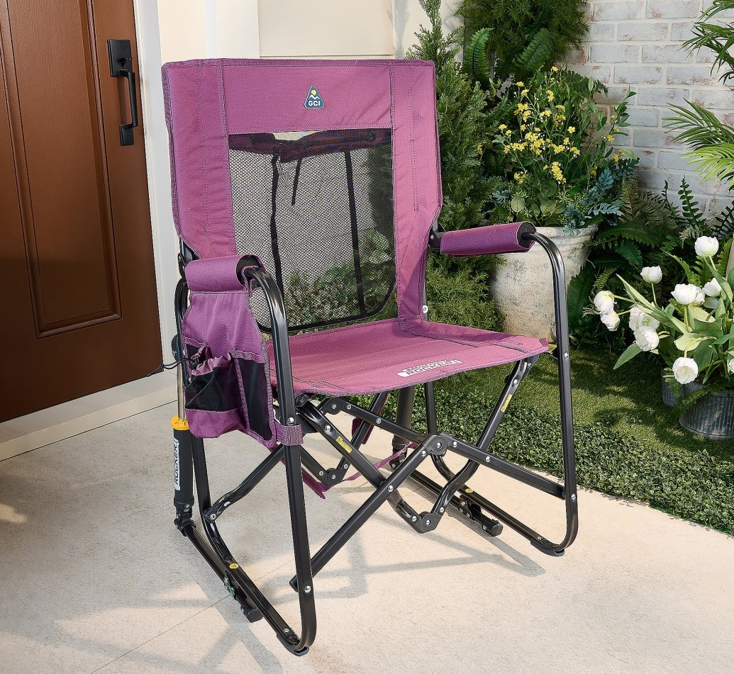 💝Black Friday Sale💝Buy 2 get 4 free,Buy 6 for only $43.98💥GCI Outdoor Pack Away Portable Rocking Chair✅350-lb Weight Capacity