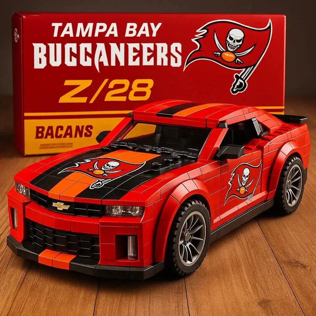 🔥Buy 2 Get 2 Free 🔥 -Limited Edition🏈Football Team Camaro Z/28 Building Block