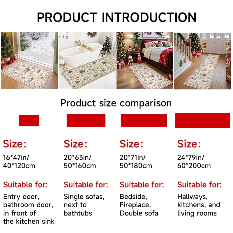 🔥Last Chance! 49% OFF - Indoor Christmas Rug