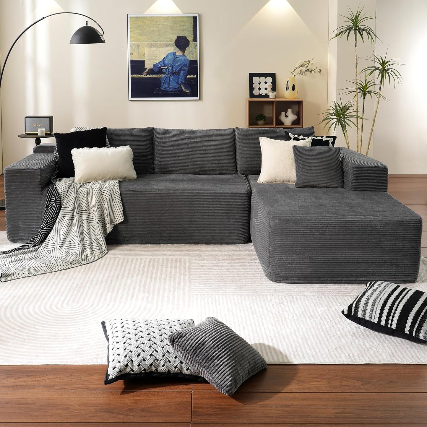 💥Last Day $33.99! 🔥2025 Minimalist L-Shape Couch