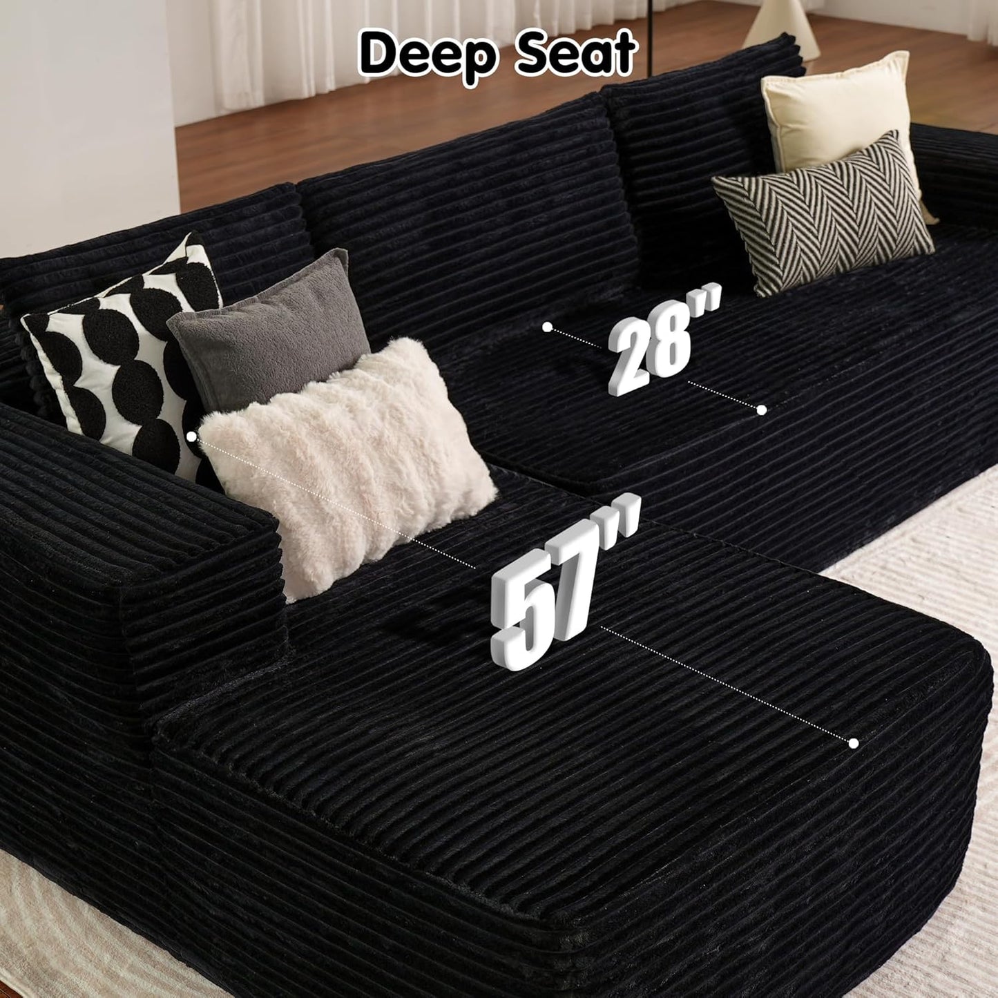 💥Last Day $33.99! 🔥2025 Minimalist L-Shape Couch