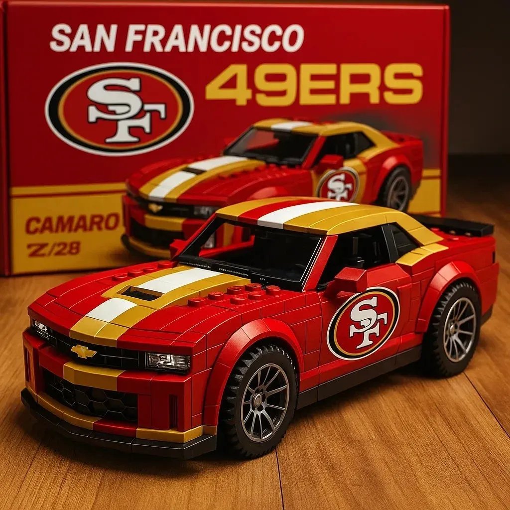🔥Buy 2 Get 2 Free 🔥 -Limited Edition🏈Football Team Camaro Z/28 Building Block