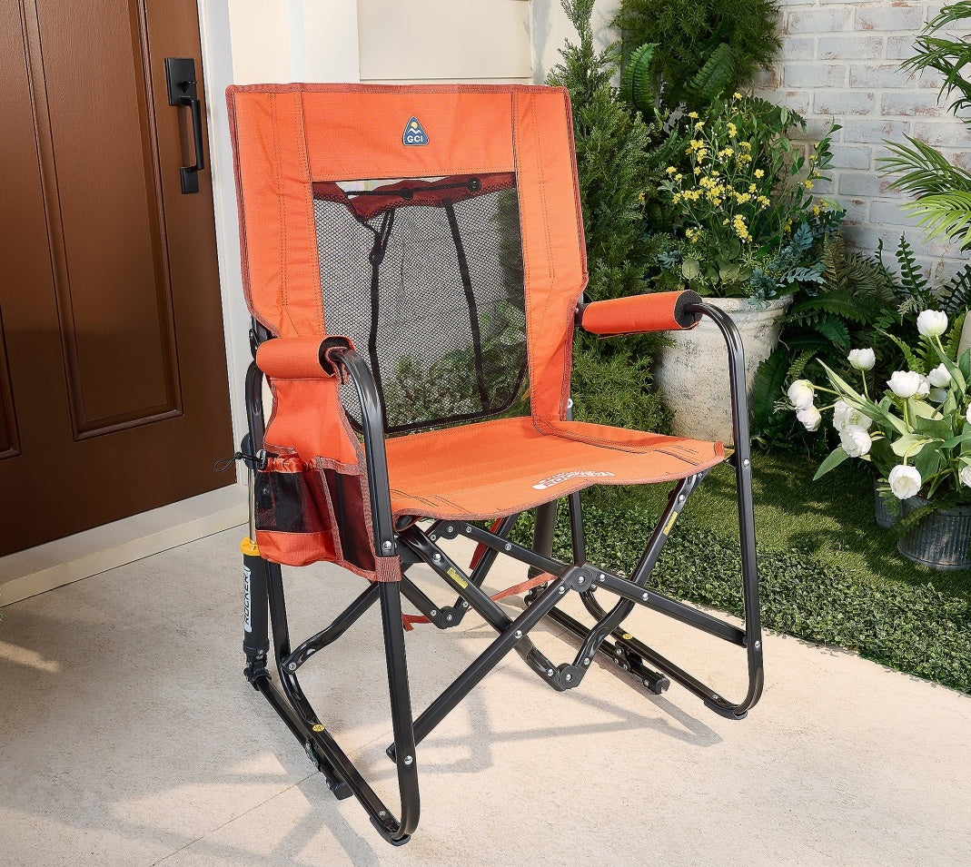 💝Black Friday Sale💝Buy 2 get 4 free,Buy 6 for only $43.98💥GCI Outdoor Pack Away Portable Rocking Chair✅350-lb Weight Capacity