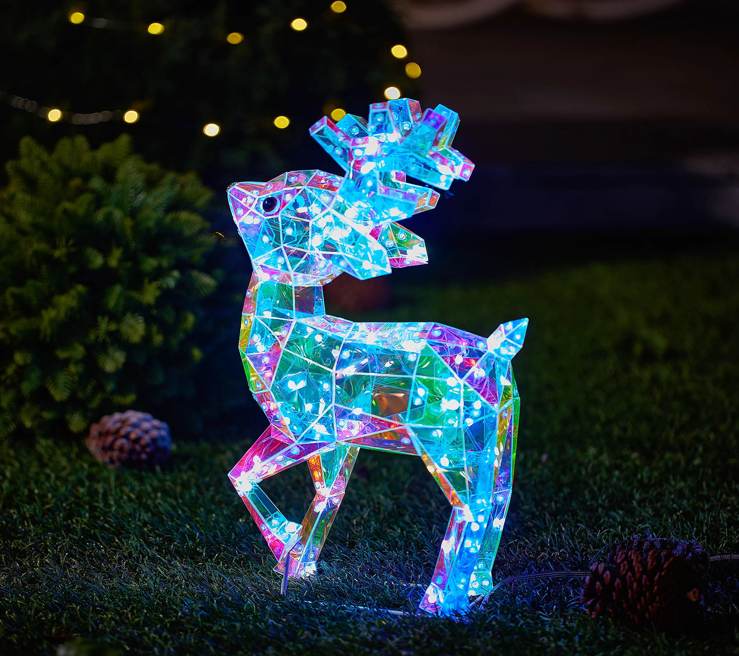 🎅 Early Christmas Sale 🎅✨Halloween/Christmas Regular Holographic In/Outdoor Figure with Remote