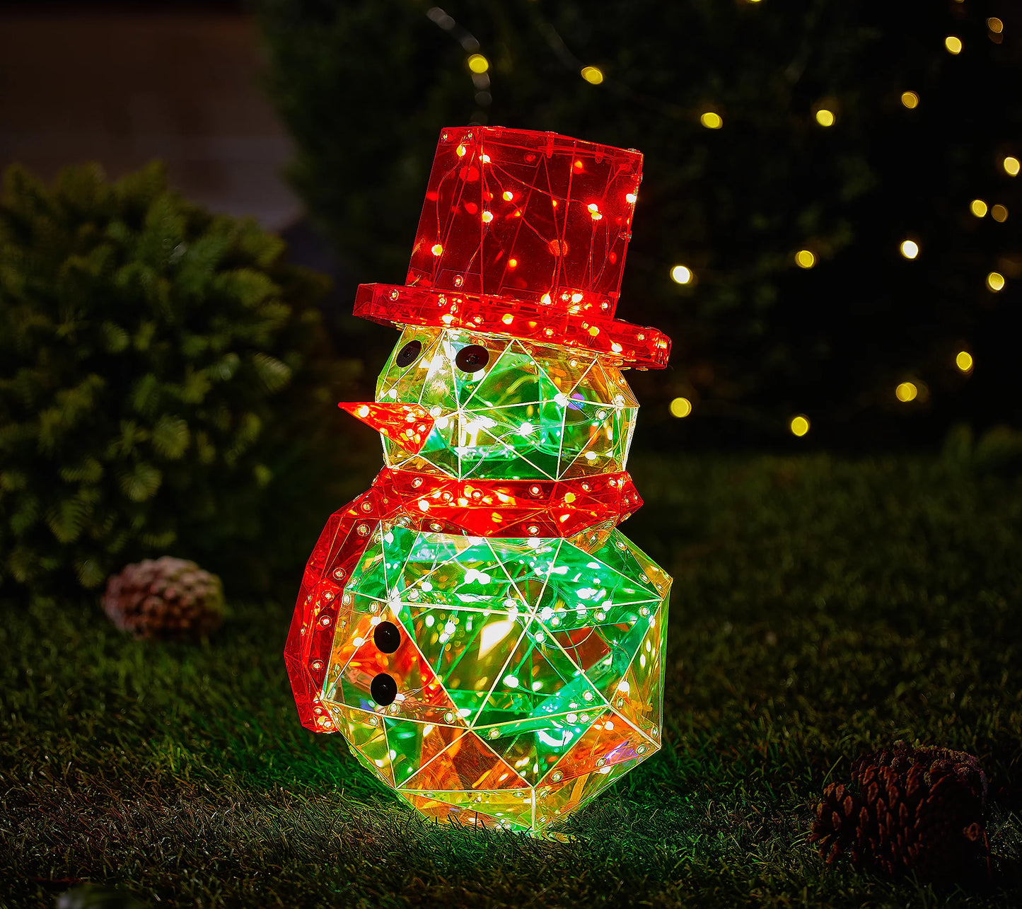 🎅 Early Christmas Sale 🎅✨Halloween/Christmas Regular Holographic In/Outdoor Figure with Remote