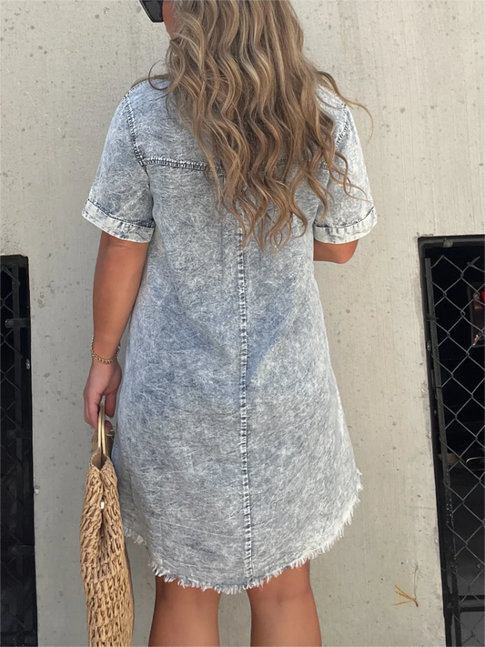 ✨Women's Washed Shirt Dress (Buy 2 Free Shipping)