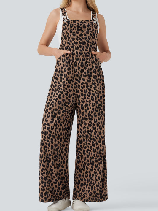 Women's Leopard Print Overalls (Buy 2 Free Shipping)