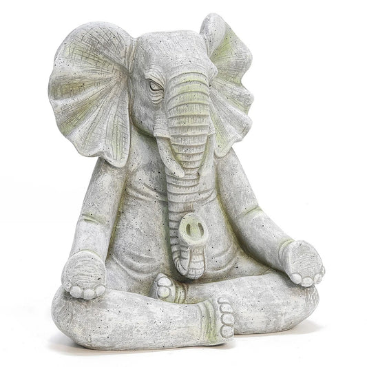 Lach Elephant Magnesium Oxide Garden Statue