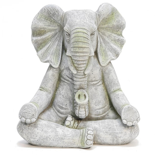 Lach Elephant Magnesium Oxide Garden Statue