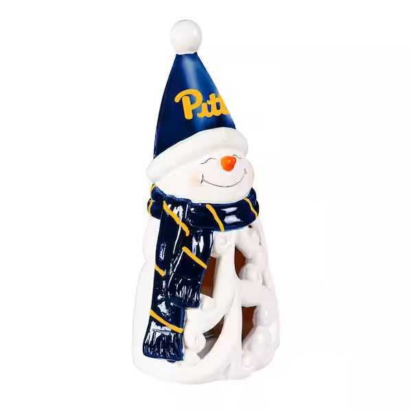 LED Snowman Garden Statuary with NFL Team Logo
