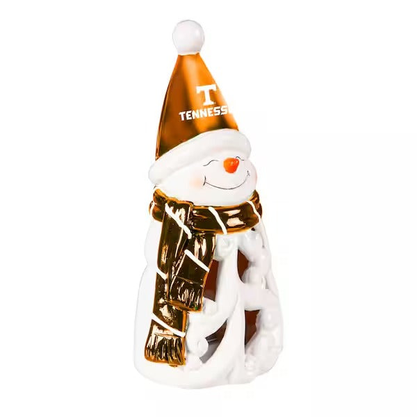 LED Snowman Garden Statuary with NFL Team Logo